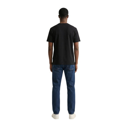 Black Cotton T-Shirt