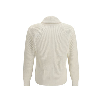 Beige Cotton Cardigan