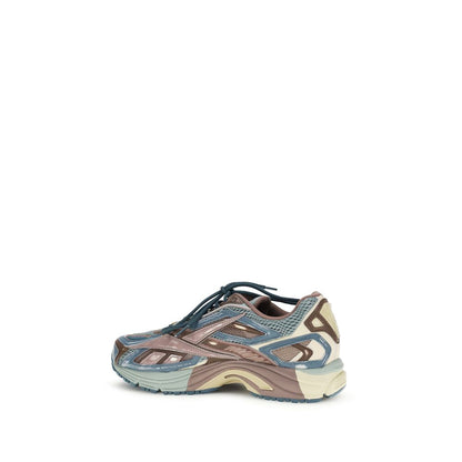 Multicolor Polyethylene Athletic Sneakers