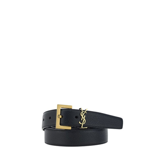 Black Calf Leather Bos Taurus Regular Belt