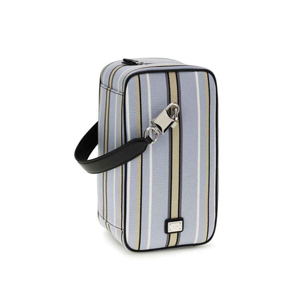 Blue Cotton Handbag