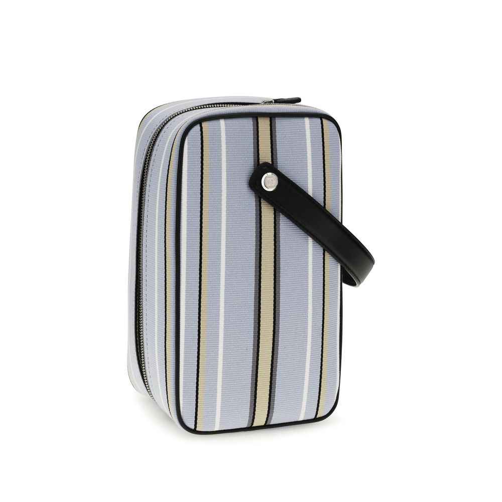 Blue Cotton Handbag