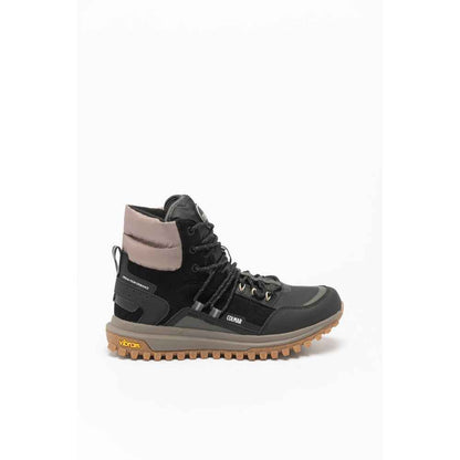 Black Leather Ankle Boots