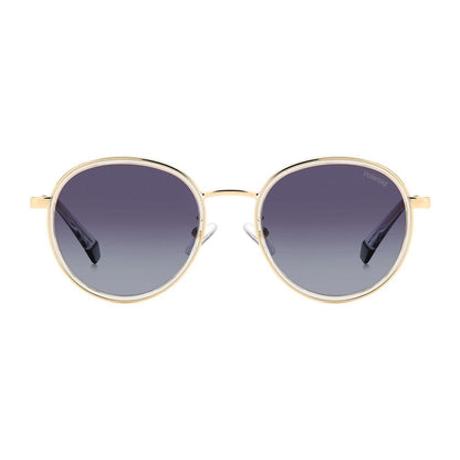 Gold Stainless Steel Sunglasses