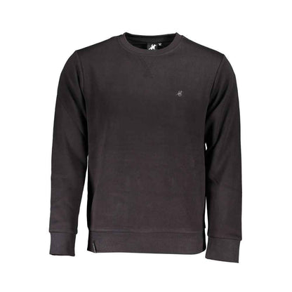 Black Cotton Men's Sweatshirt