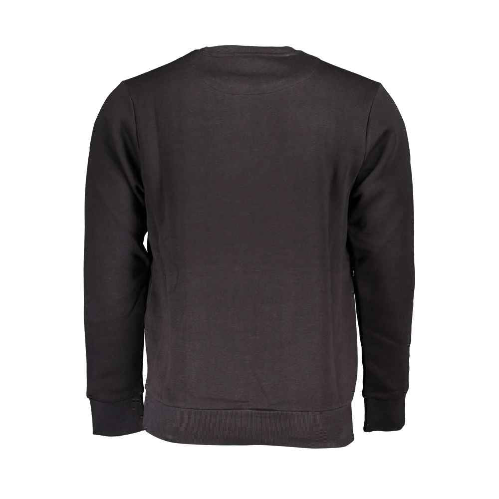 Black Cotton Men's Sweatshirt