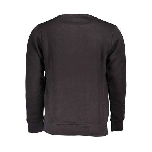 Black Cotton Men's Sweatshirt
