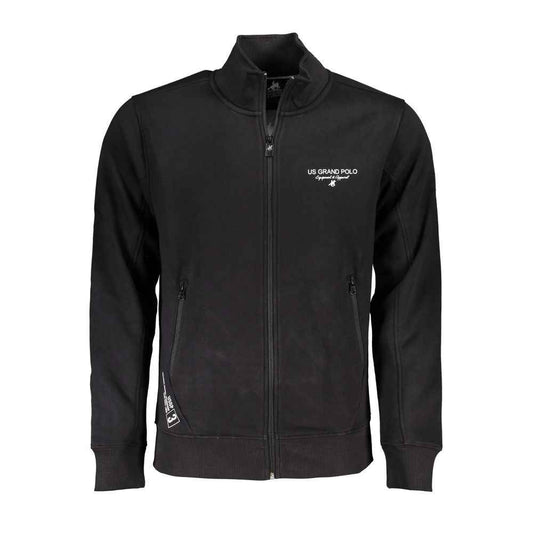 Black Cotton Men's Sweatshirt