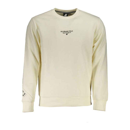 White Cotton Men's Sweatshirt