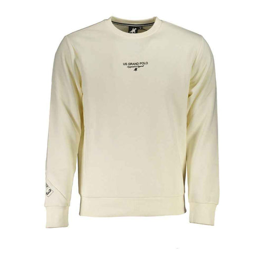 White Cotton Men's Sweatshirt