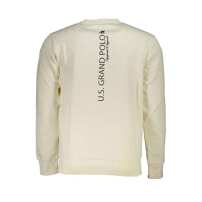 White Cotton Men's Sweatshirt