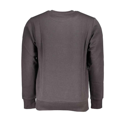 Gray Cotton Men Sweatshirt