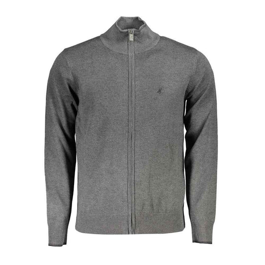 Grigio Viscosa Men Cardigan