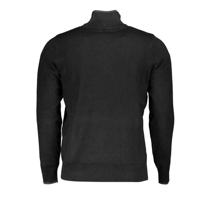 Black Nylon Sweatshirt