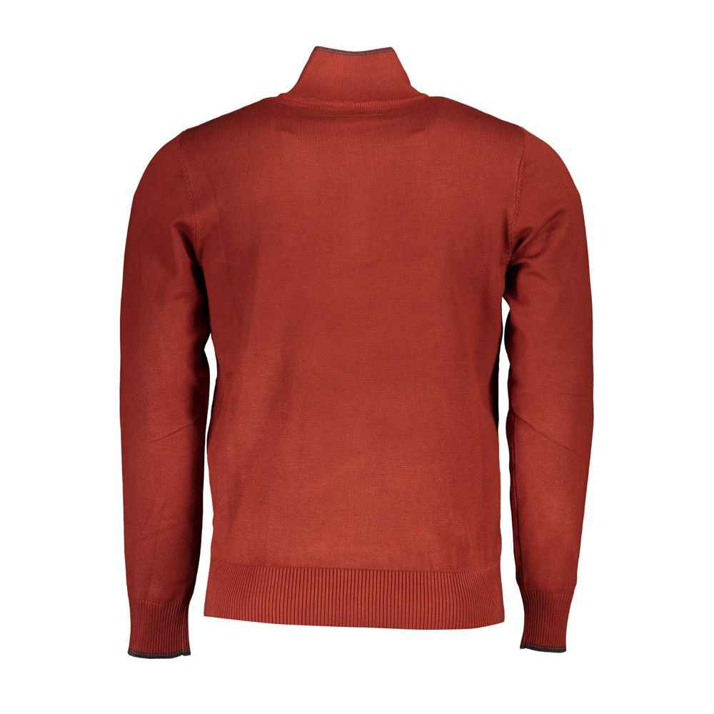 Blue Viscose Mens Sweater