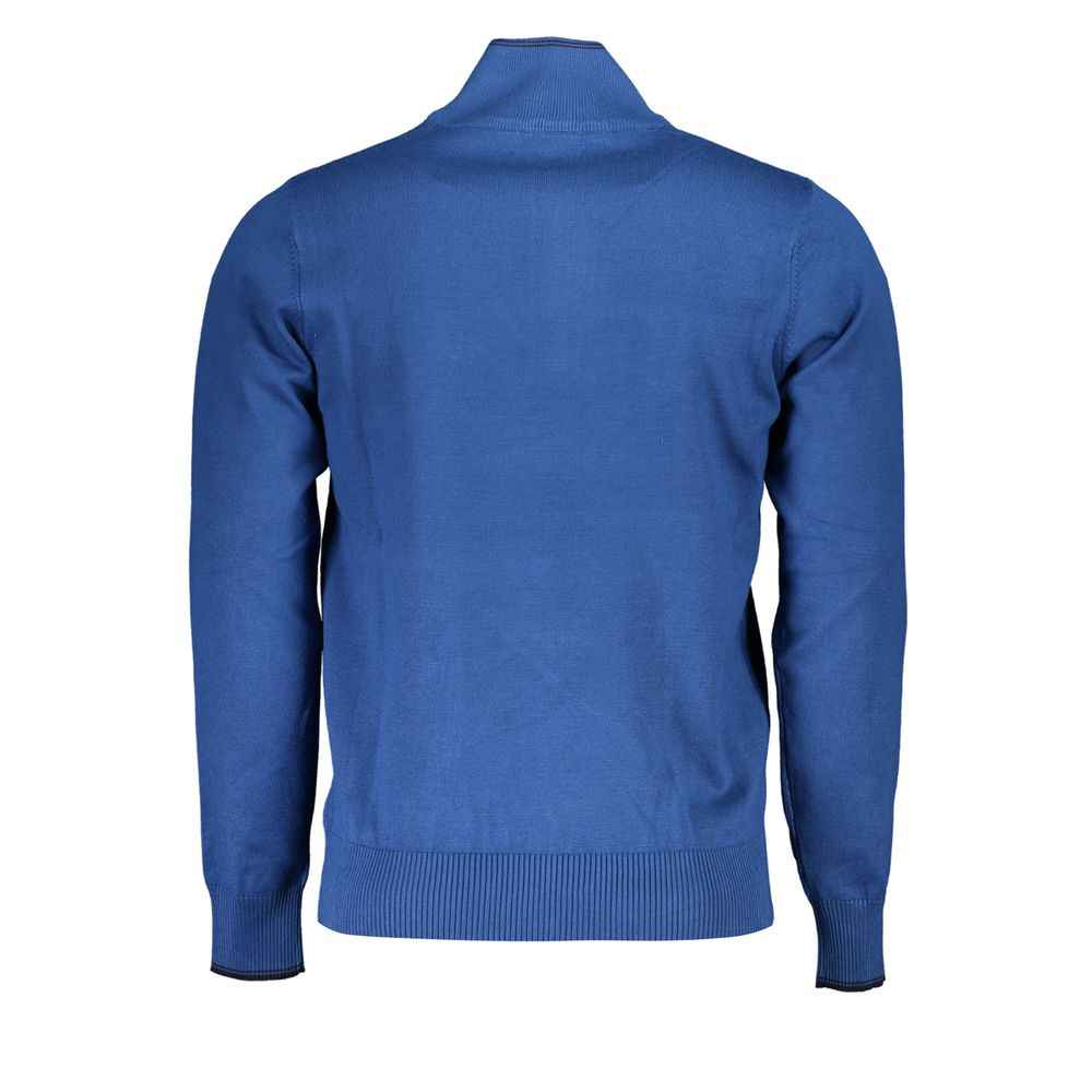 Blue Nylon Sweatshirt