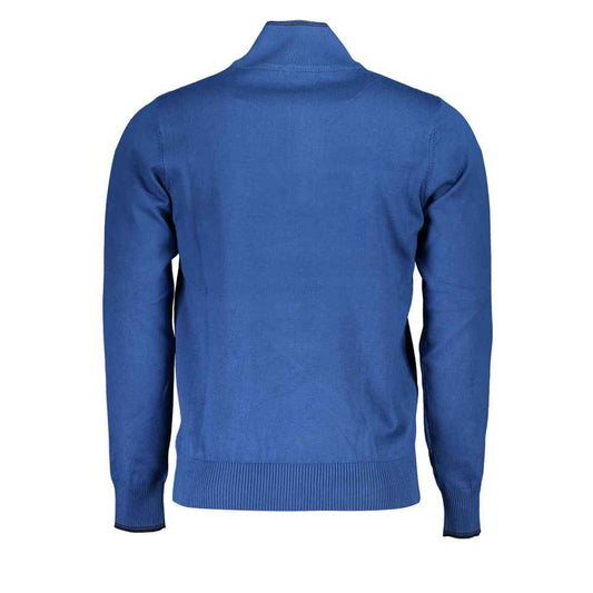 Blue Nylon Sweatshirt