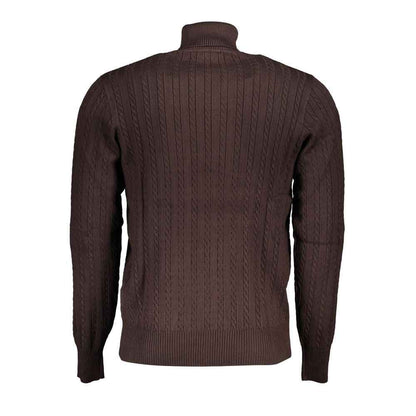 Marrone Viscosa Uomo Maglia