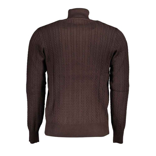 Marrone Viscosa Uomo Maglia