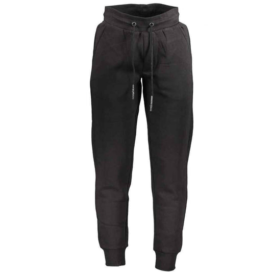 Black Cotton Men's Trouser