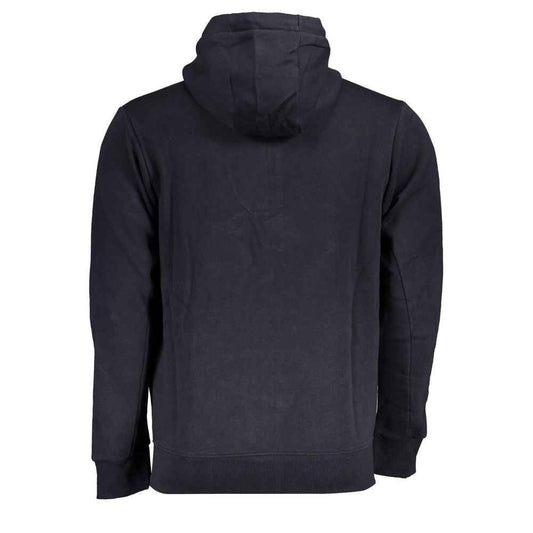 Blue Cotton Men's Hoodie