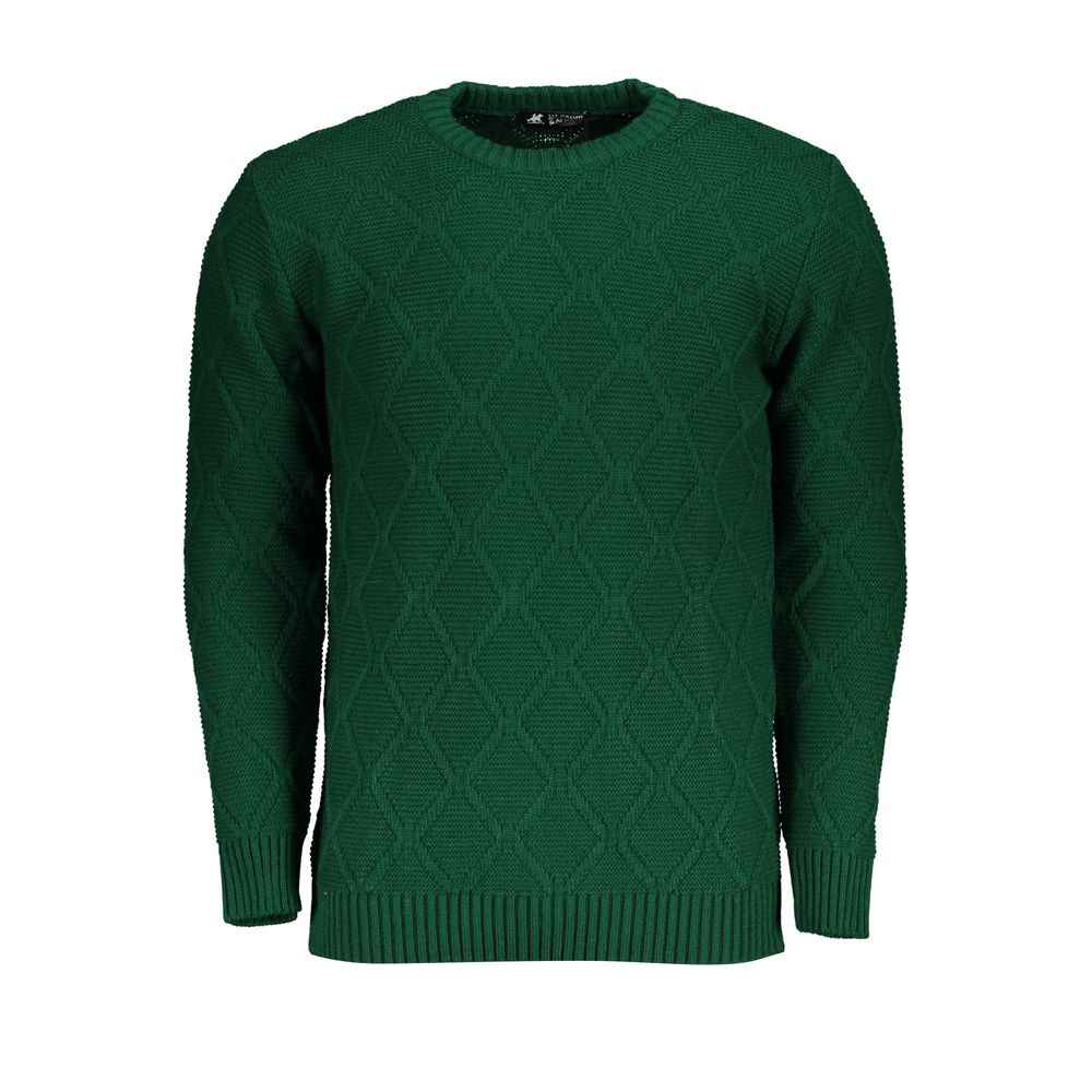 Verde Acrylic Men Sweater