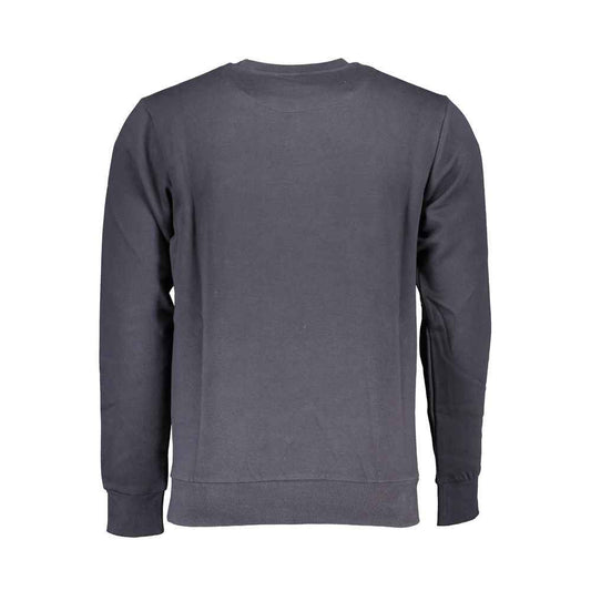 Blue Cotton Men's Sweatshirt