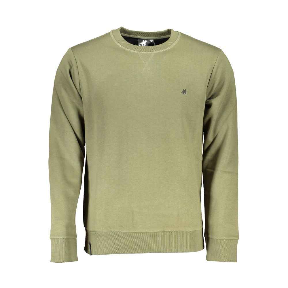 Blue Cotton Men Sweatshirt