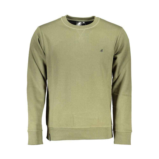 Blue Cotton Men Sweatshirt