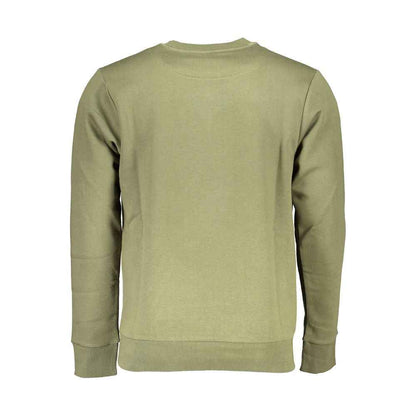 Blue Cotton Men Sweatshirt