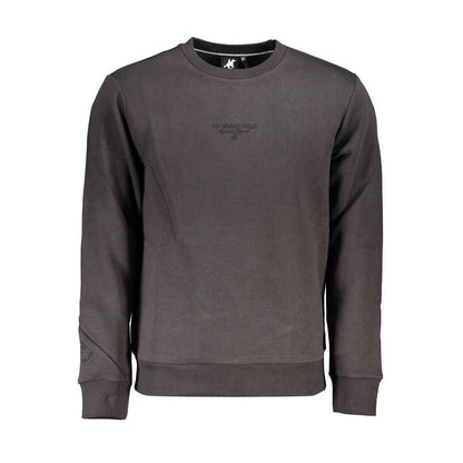 Gray Cotton Men Sweatshirt