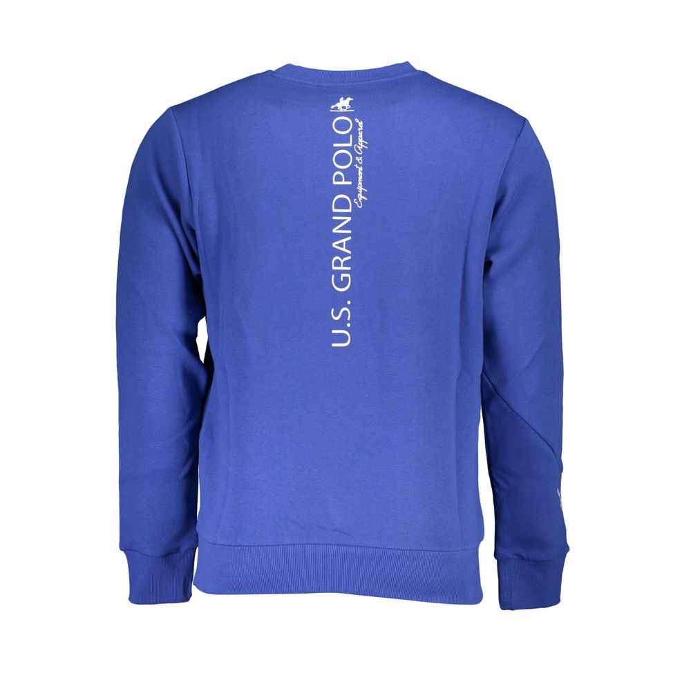 Blue Cotton Men's Sweatshirt