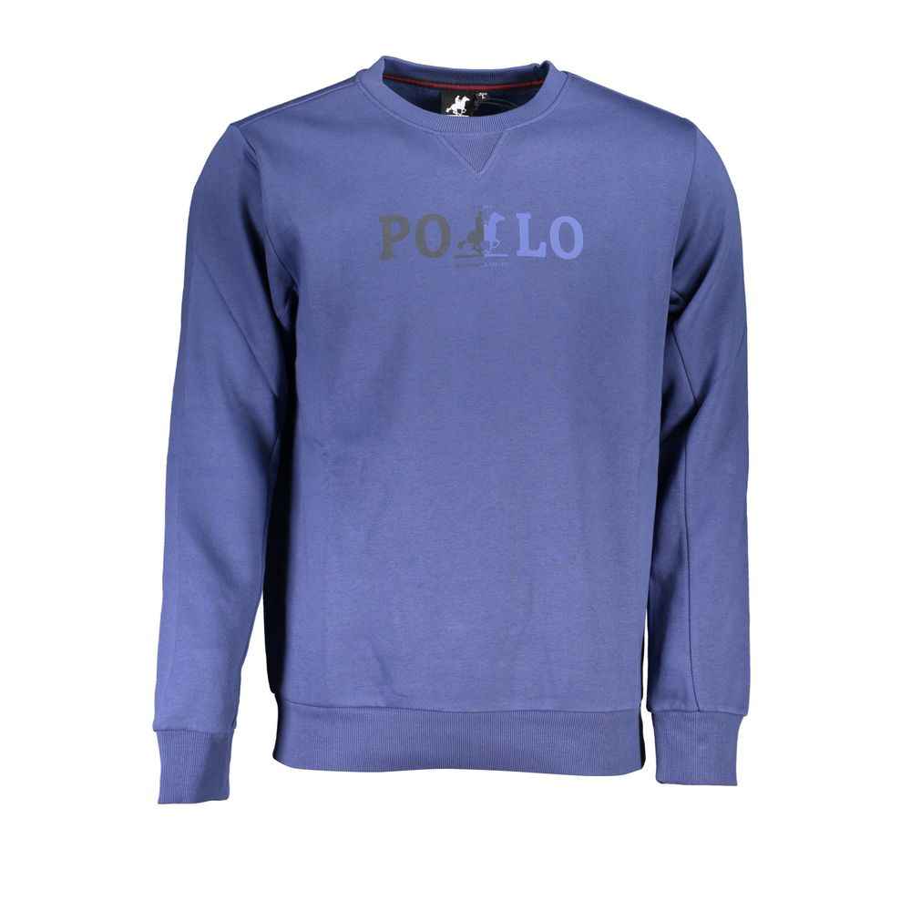 Blue Cotton Men's Sweatshirt
