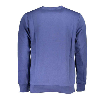 Blue Cotton Men's Sweatshirt