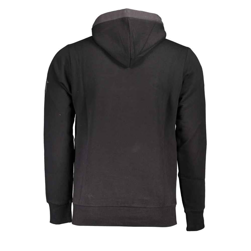Black Cotton Men's Sweatshirt