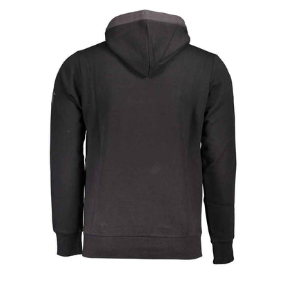Black Cotton Men's Sweatshirt
