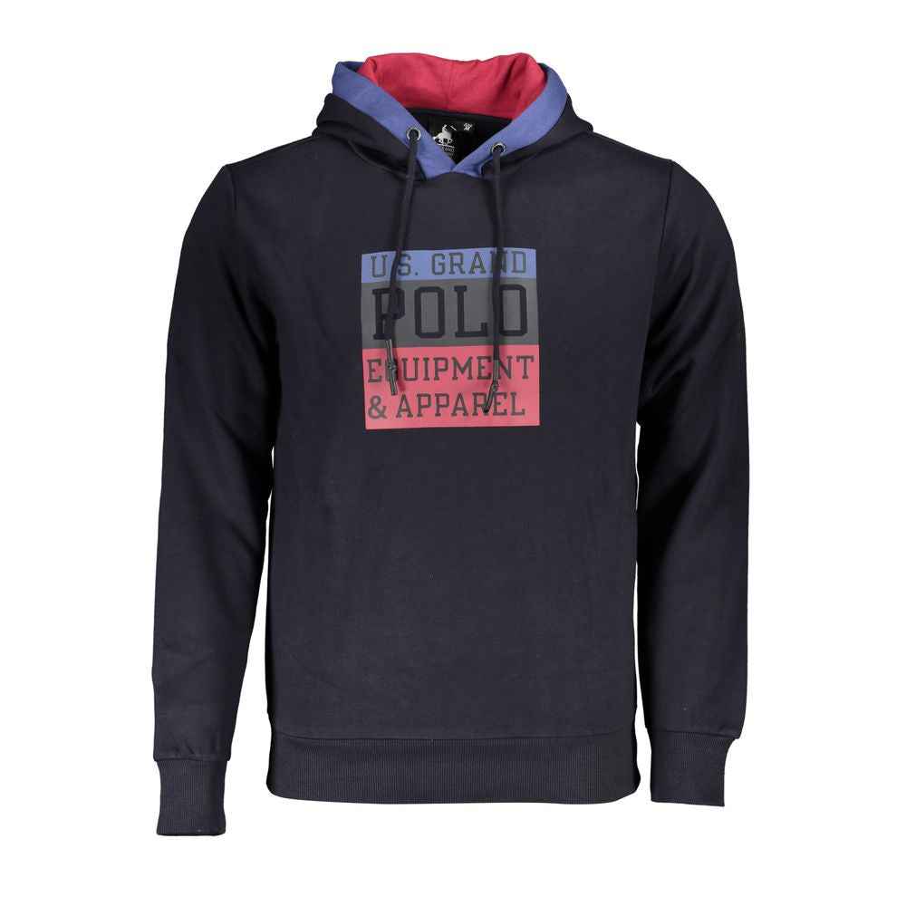 Blue Cotton Mens Sweatshirt