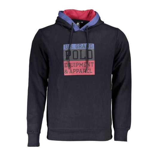 Blue Cotton Mens Sweatshirt