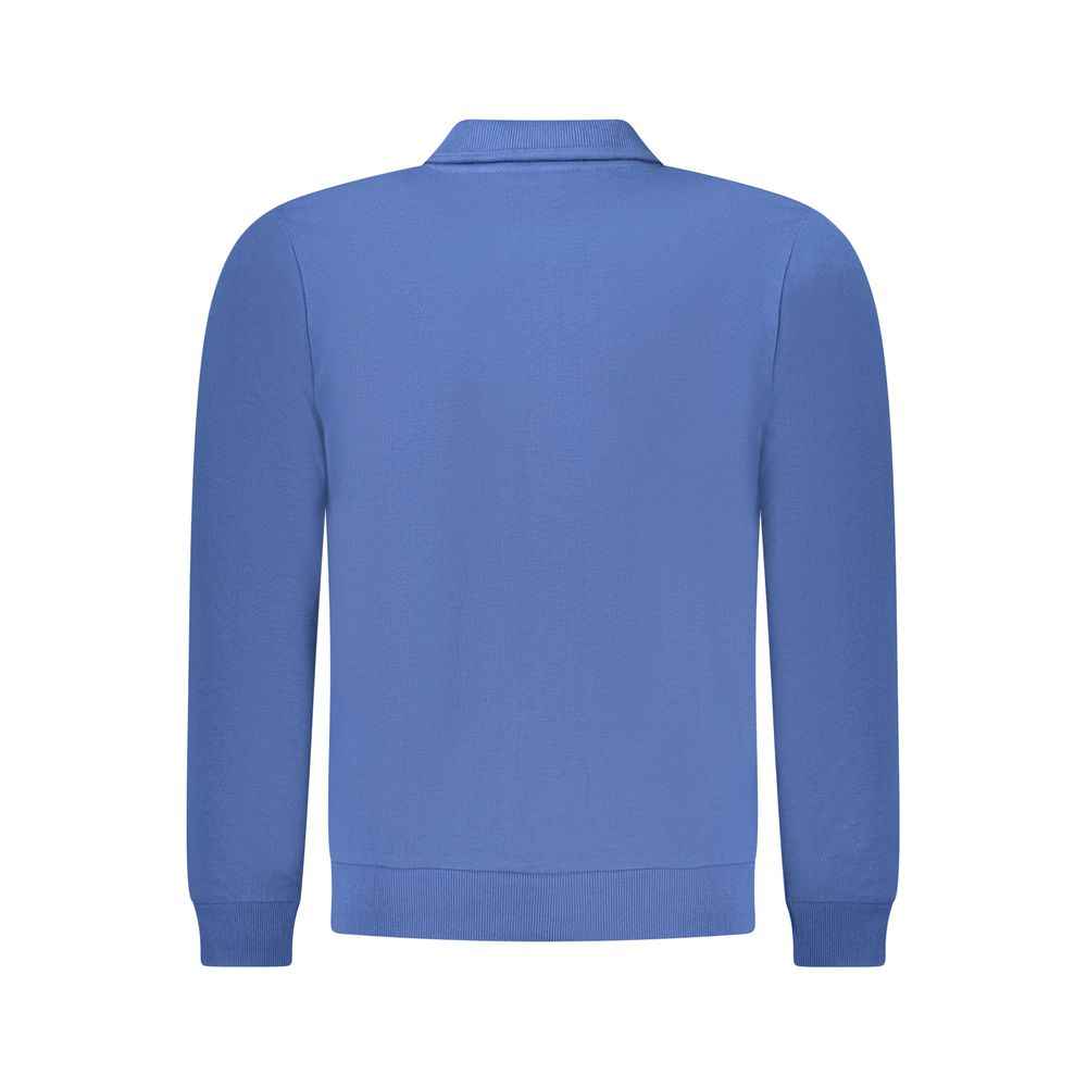 Blue Cotton Men's Sweatshirt