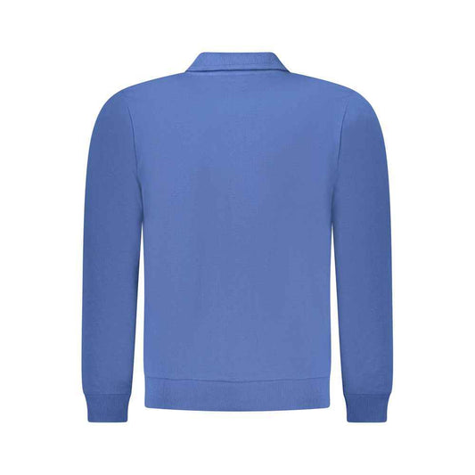 Blue Cotton Men's Sweatshirt
