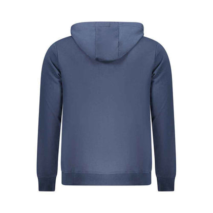 Blue Cotton Men Sweatshirt