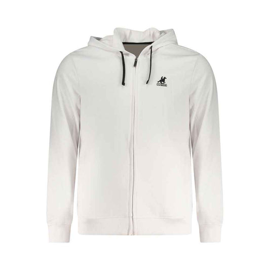 White Cotton Men's Hoodie