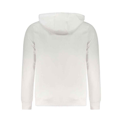 White Cotton Men's Hoodie