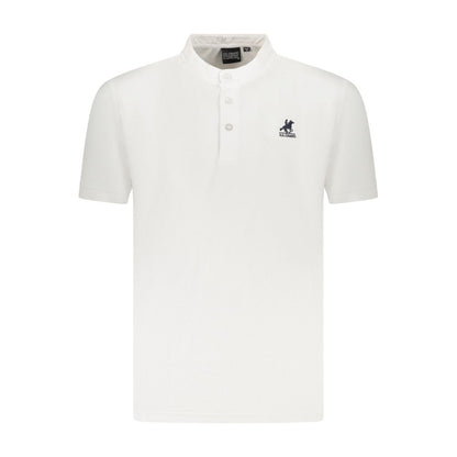 White Cotton Men's Polo Shirt