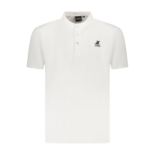 White Cotton Men's Polo Shirt