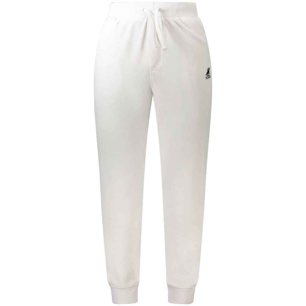 White Cotton Men's Sweatpant