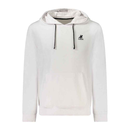 White Cotton Men Sweatshirt
