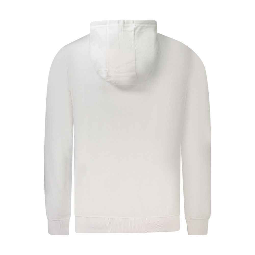 White Cotton Men Sweatshirt