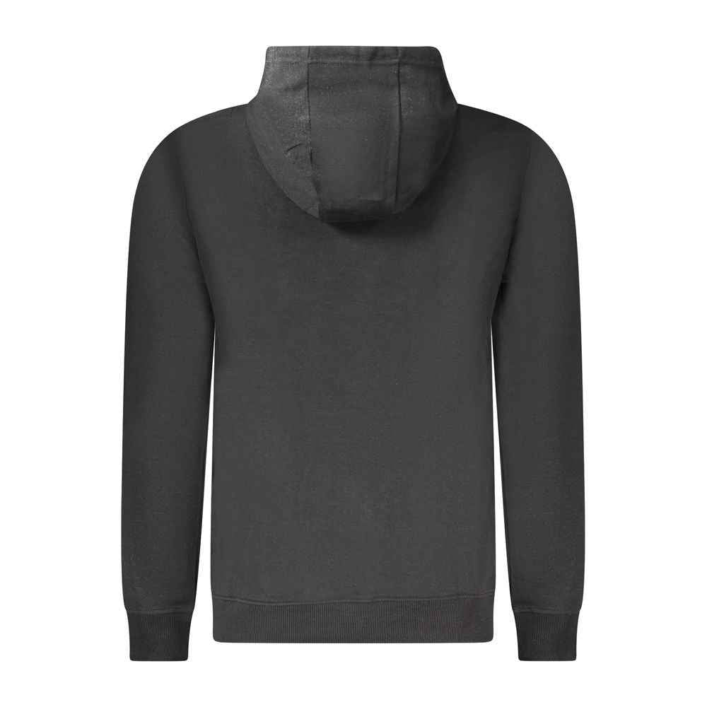Black Cotton Men's Sweatshirt