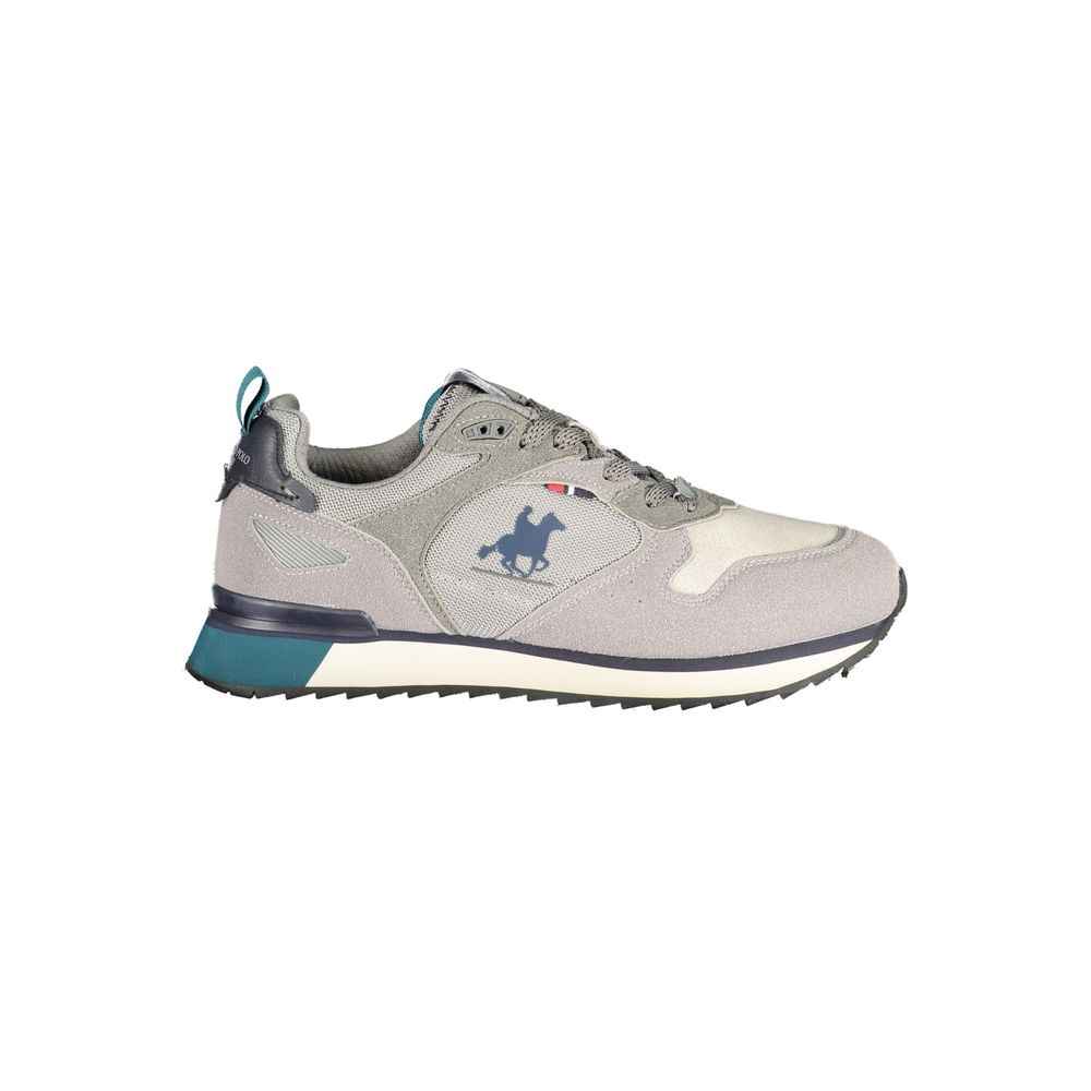 Grigio Polyurethane Men Sneaker